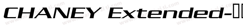 CHANEY Extended字体转换
